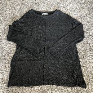 Coco Jameson Womens Gray Detail Long Sleeves Pull Over Size XL Extra Large